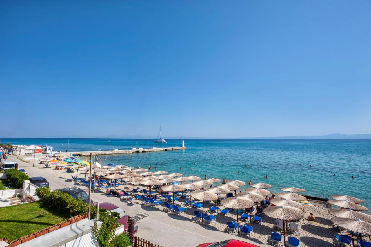 Olia Seaside Residence 120M From The Beach Pefkochori Esterno foto