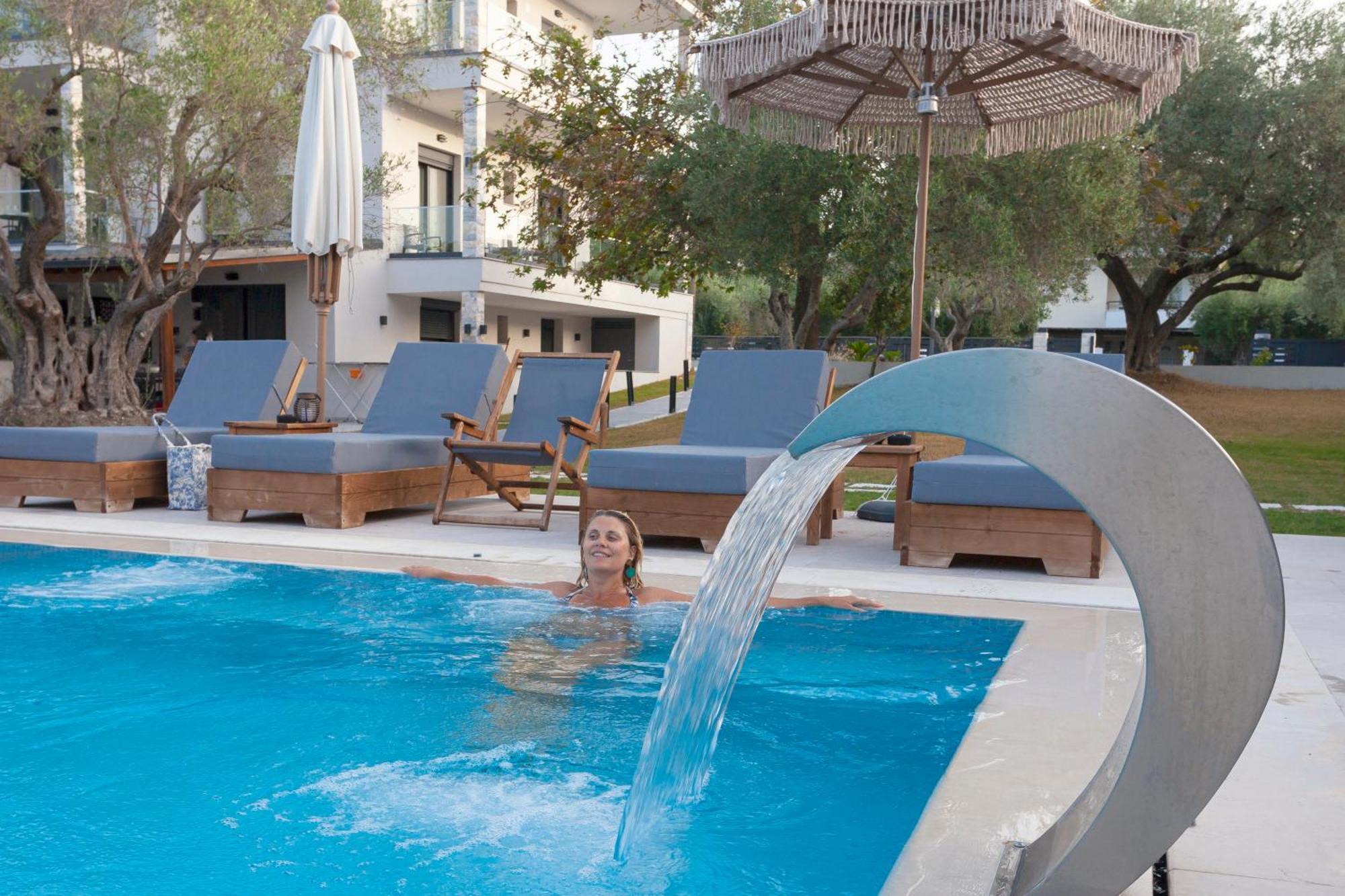 Olia Seaside Residence 120M From The Beach Pefkochori Esterno foto