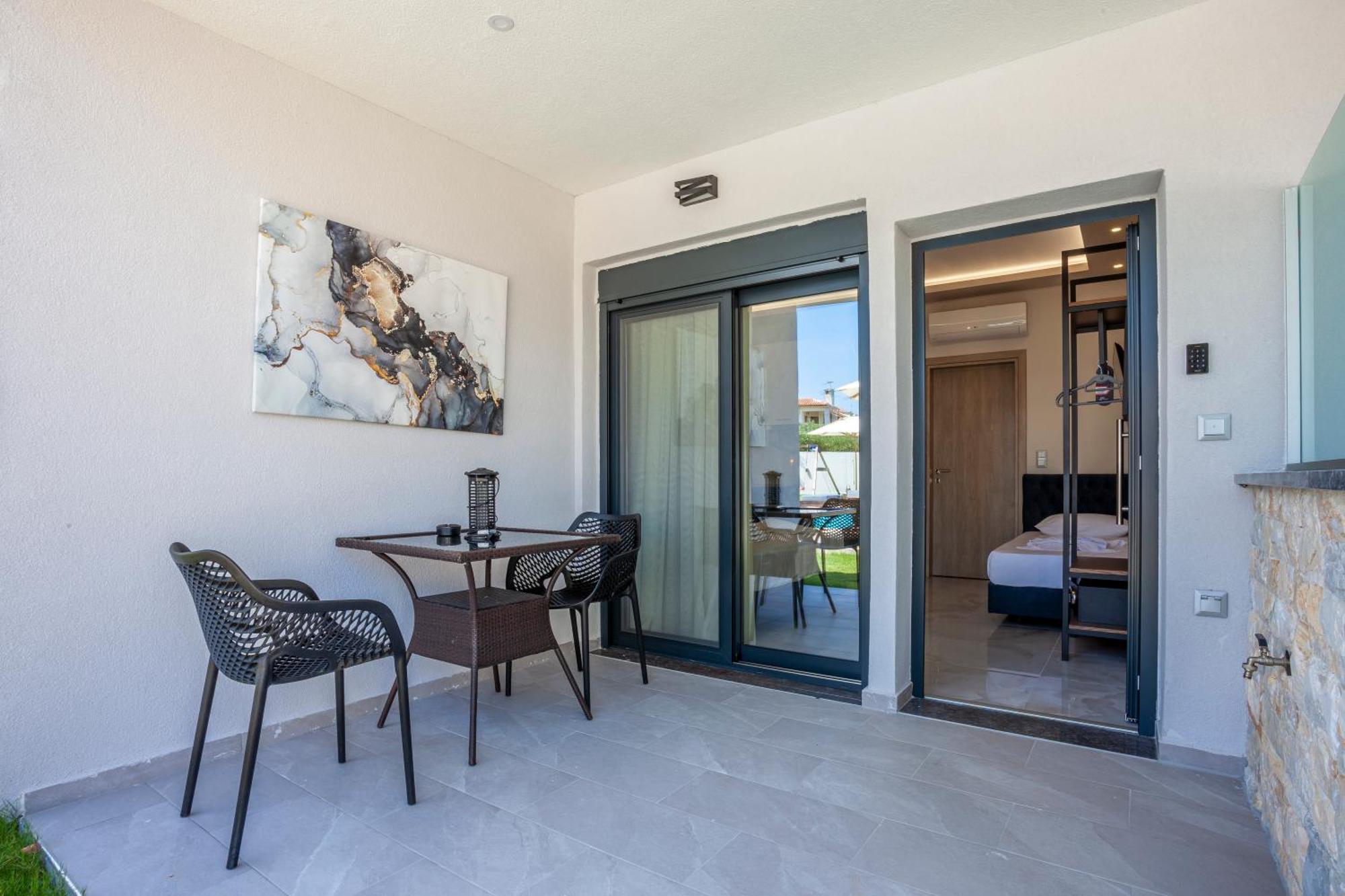 Olia Seaside Residence 120M From The Beach Pefkochori Esterno foto