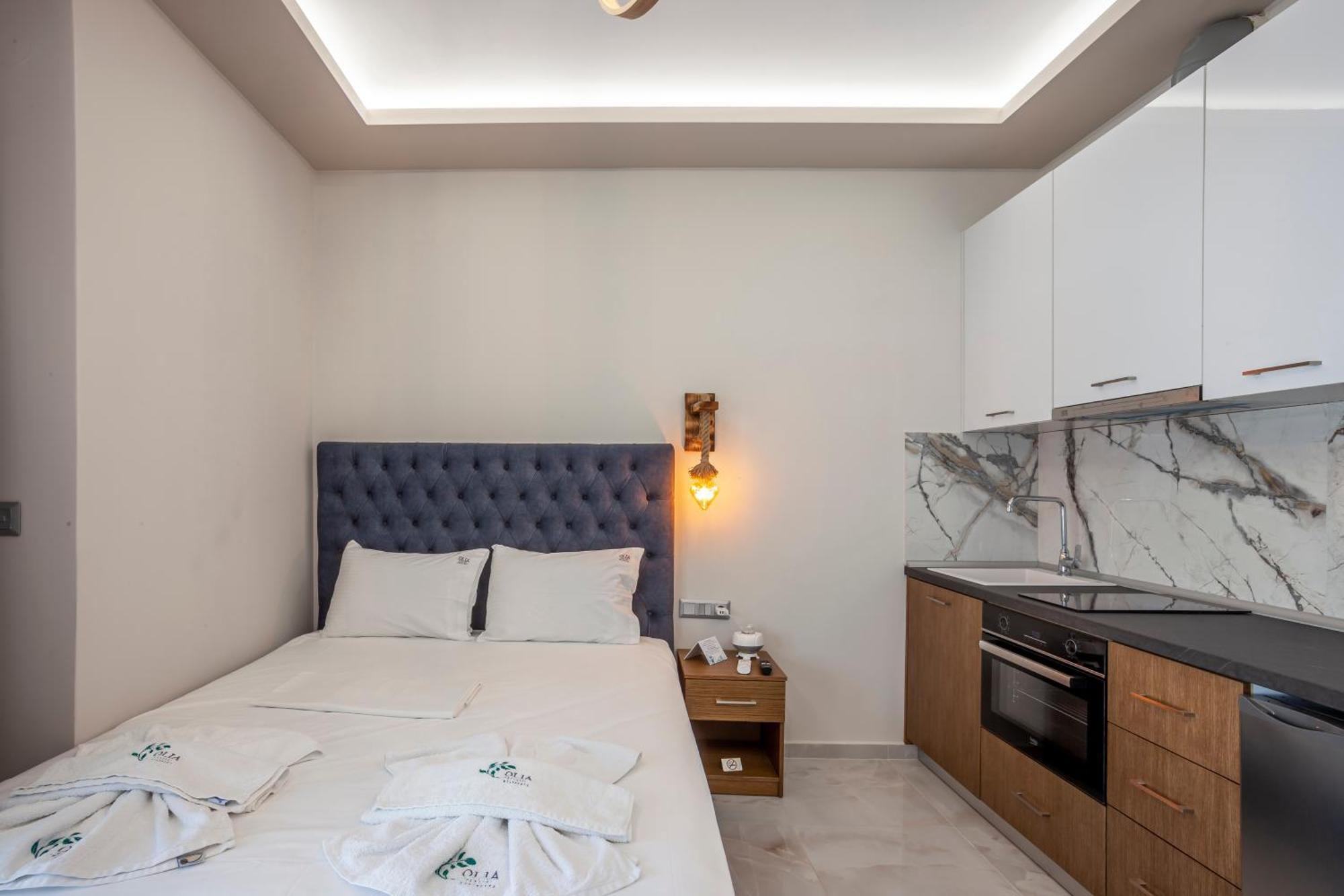 Olia Seaside Residence 120M From The Beach Pefkochori Esterno foto